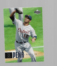 Carlos Pena 2006 Upper Deck Series 1 Rookie Card #171 Detroit Tigers. rookie card picture