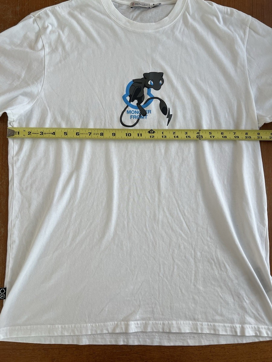Moncler Fragment Thunderbolt Project Pokemon Mew White Short