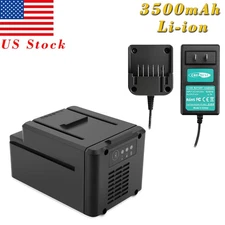 For Worx WA3536 WA3734 WG368 WG268E.9 WG776E.9 3.5Ah 40V Li-ion Battery/Charger
