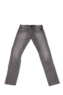 Replay Anbass Mens Jeans - M914 Hyperfree - Grey - Stretch W32 / L32