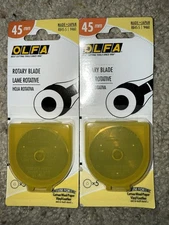 -NEW/SEALED- Ten Olfa 45mm Rotary Blades (RB45-5/946) -Made In Japan-