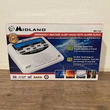 New Open Box Midland NOAA Emergency Weather Alert Radio WR120B