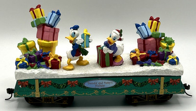 Disney Hawthorne Holiday Celebration Express Donald & Daisy s Holiday Train COA