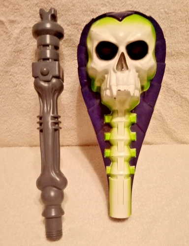 Vtg 1990 INCOMPLETE WORKING MOTU He-Man Skeletor Electronic Skull Staff TESTED!!