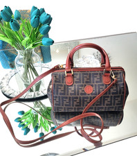 Fendi Zucca Rare Sought After Bag with Extra Long Crossbody Strap Fendi