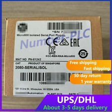 NEW 2080-SERIALISOL Micro800 Isolated Serial Port Plug-In US Free Tax