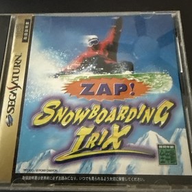 ZAP!SNOW BOARDING TRIX Sega Saturn Software Excellent