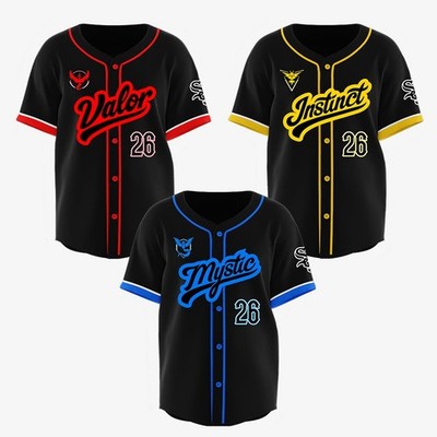 Custom Name - White Sox Pokmon Go Night Giveaway Baseball Jersey - All Size