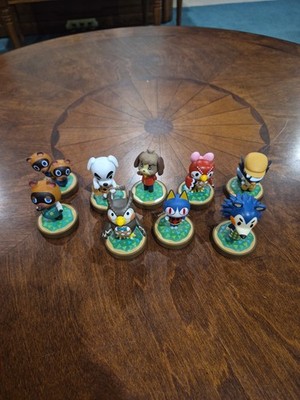 Animal Crossing Amiibo Figurines Lot of 9