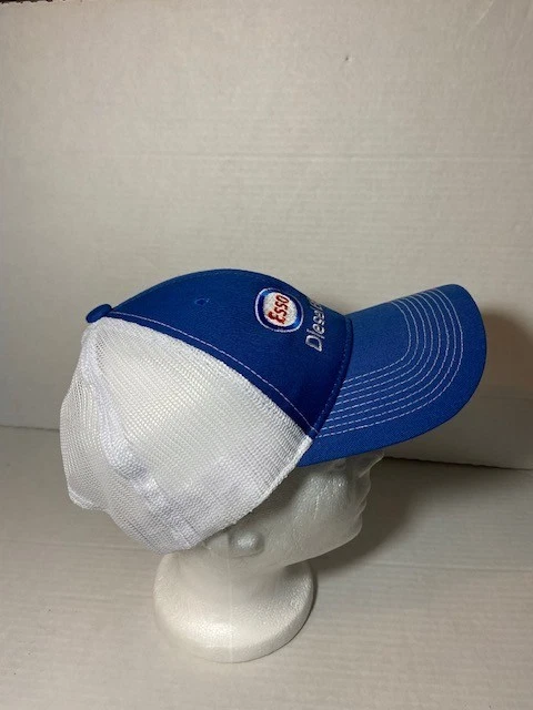 Gorra Esso Diesel Truckers Malla SnapBack AJM Azul Blanco Flota 7643 Foto 3 de 4
