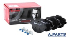 BREMBO BREMSBELAGSATZ KOMPLETT HINTEN BMW 5ER 7ER F10 G30 G11 F26 G08 G01 F26