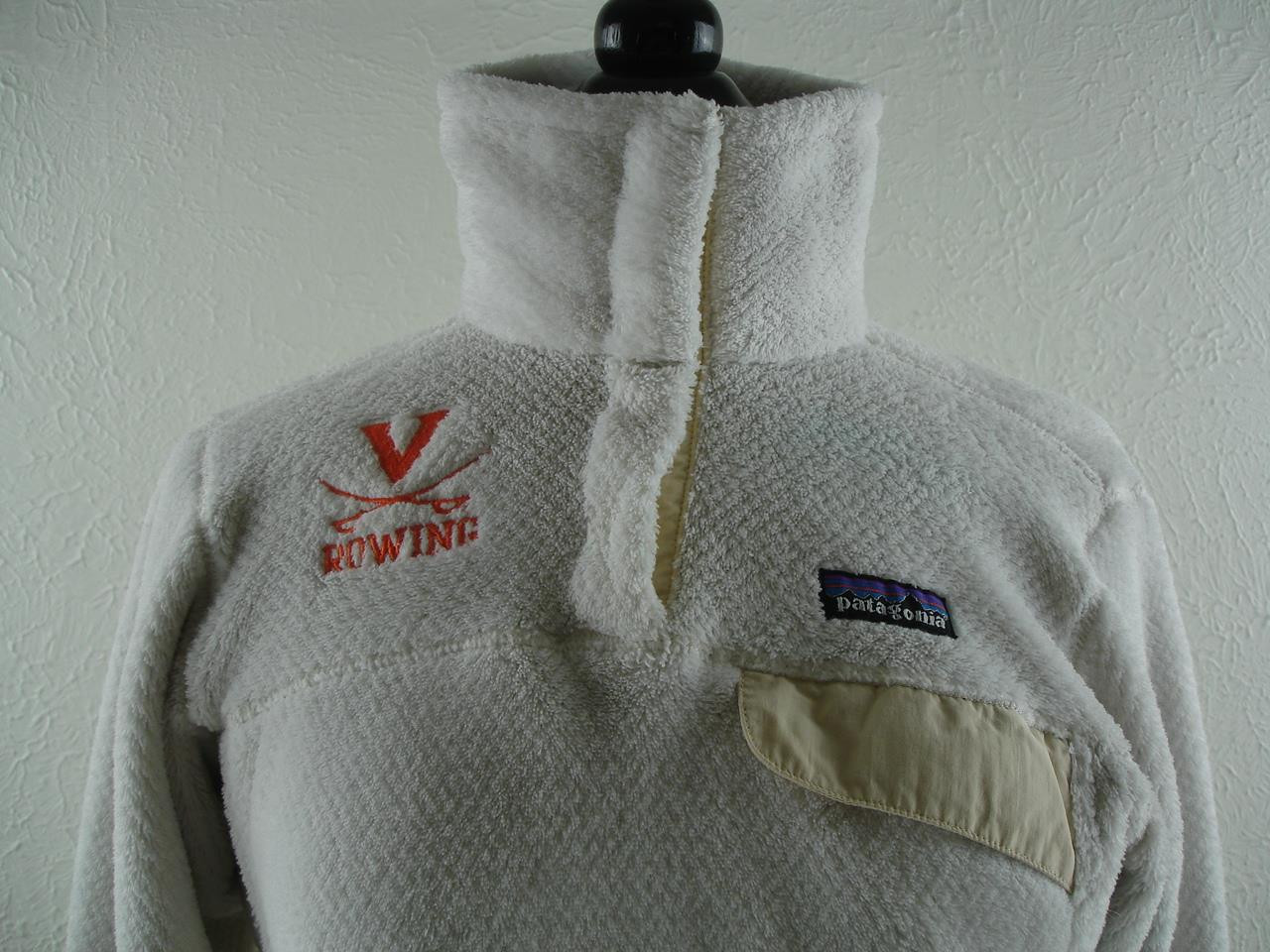 FILA Patagonia Giacca Pile Donna Tg M Re Tool Snap T UVA Canottaggio Viginia Cavaliers