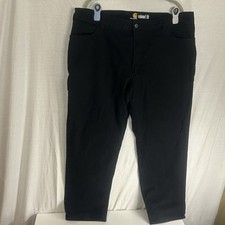 Carhartt Black Jeans Size 42x32 Relaxed Fit Straight Leg Pants