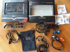 EARBUDS IED HEADPHONES LOT OF 4 V-MODA VIBE I...
