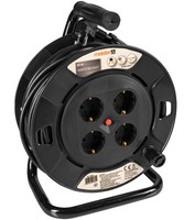 Kabel Trommel VerläNgerungskabel Kabeltrommel 25M IP20 4 Steckdosen Kabelrolle