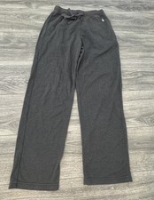Polo Ralph Lauren Thermal Pants Mens Medium Gray Lounge Drawstring Sleepwear