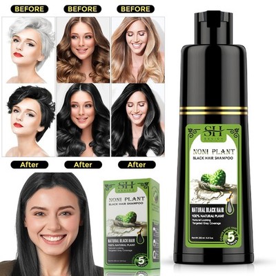 250ml Hair Dye Shampoo 3 in 1 Hair Shampoo Instant Hair Dye Herbal Ingredients