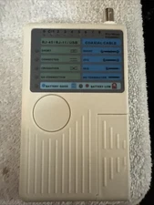 Shaxon Remote Cable Tester RJ-45/RJ-11/MiniDin3/USB/Coaxial Cable Pin/Wire Cond.