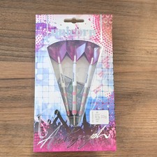 Unicorn Autograph Steel Tip Darts 23g 80 Tungsten Purple Flights