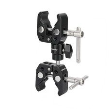 Double Super Crab Gripper Clamps Adjustable 1/4"-20 Ball Head Holder 3085