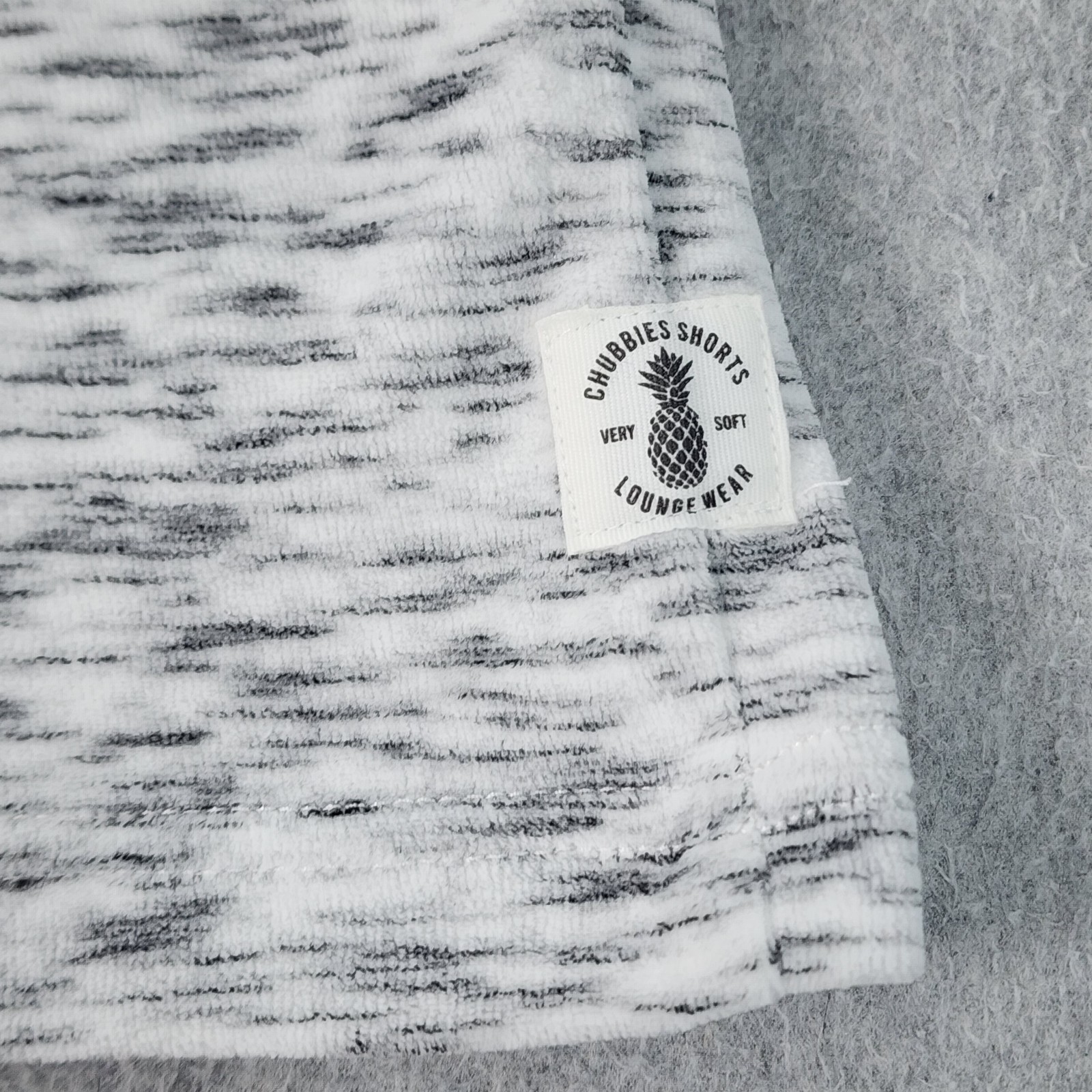 Chubbies The Nightcaps Loungewear Shorts Mens M (32x7) Gray Pockets Drawstring