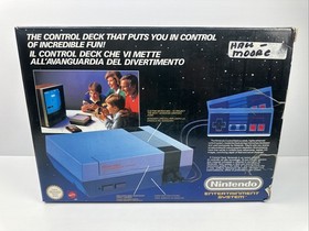 Nintendo Nes Control Deck With all Hook-Ups Pal [Box Is Missing Foam Inserts]