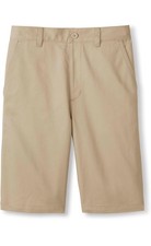 French Toast Youth Boy's Performance Uniform Shorts KHAKI SIZE 12, 18 B74