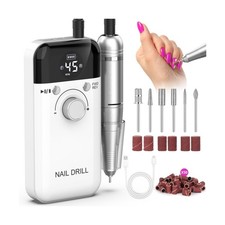 Electric Nail Drill Professional: 45000 RPM Portable Rechargeable N... Fast Ship
