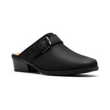 Women's Danyelle Mist Slip-On Mules Black Leather
