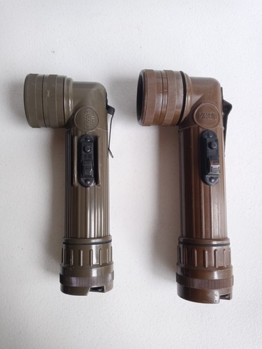 Lampe de poche Fulton MX-991/U vintage à tête inclinée US