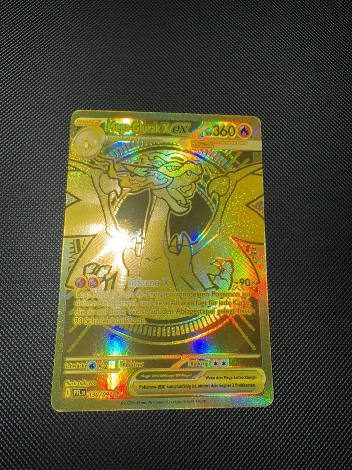 Pokemon Fatale Flammen Mega Glurak x Ex 130/094 Deutsch Boosterfrisch - Bild 2 von 3