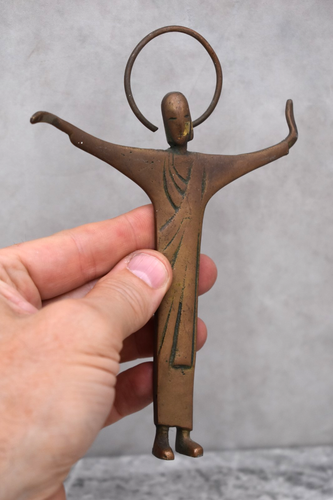 Kleinere Bronze Jesus Statue, Handarbeit (CU682) Chalice Co. - Bild 5 von 9