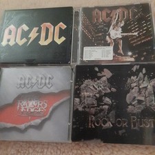 4 x AC/DC CD Lot Bundle Collection VGC. 