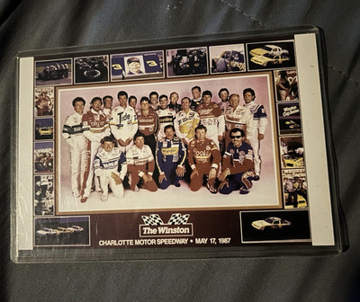 NASCAR The Winston Photo, Charlotte Motor Speedway May 17, 1987 Multicolor 4x6