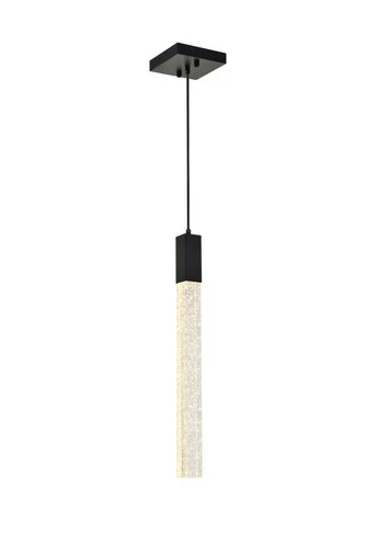 Elegant Lighting 2066D5 Weston 5"W LED Crystal Mini Pendant - Gold - Picture 5 of 5