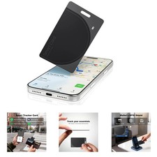 Wallet Tracker Card Bluetooth Finder Compatible with Apple Find My Waterproof