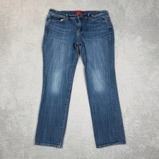 Lucky Brand Sweet N Straight Jeans Womens 14/32 Medium Wash Blue Denim Mid Rise