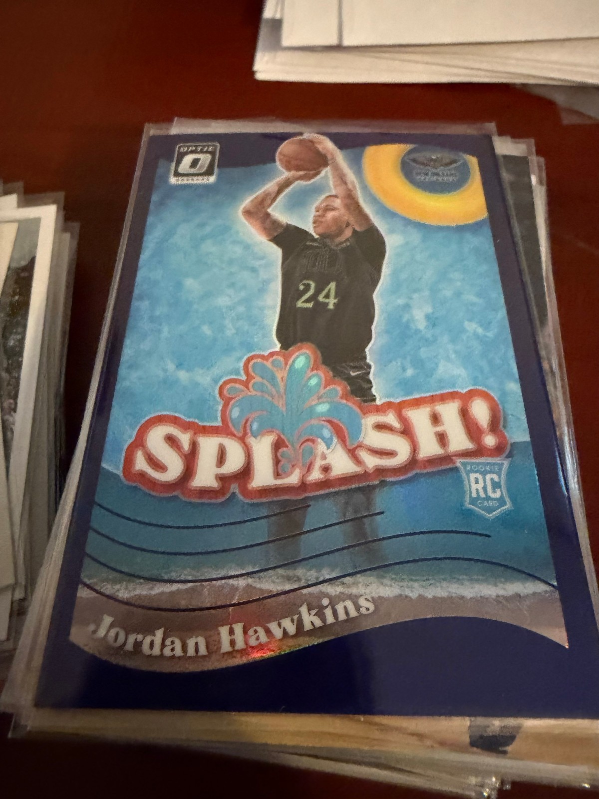 Jordan Hawkins 2023-24 Donruss Optic Splash PURPLE #10 New Orleans Pelicans