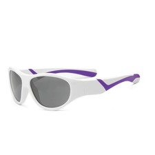 Real Kids Discover Sunglasses for Kids 4 , White/Purple, Polarized, UV Safe