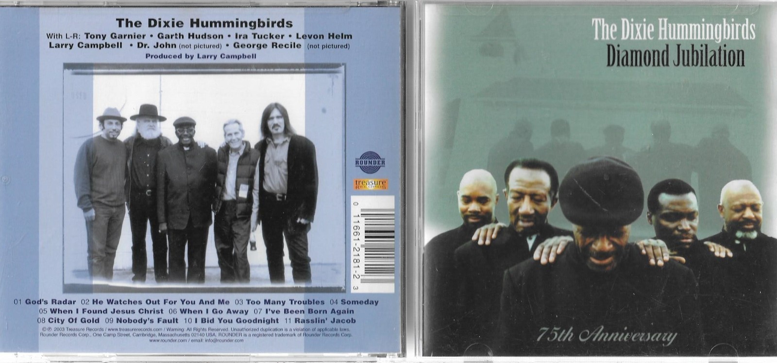 The Dixie Hummingbirds - Diamond Jubilation (75th Anniversary, 2003) CD Album
