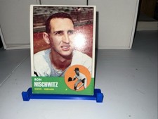 1963 TOPPS #152 RON NISCHWITZ CLEVELAND INDIANS PITCHER  *FREE SHIPPING*