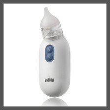 Braun Electric Nasal Aspirator - Mucus Remover, Blocked Nose Relief for Newborn,