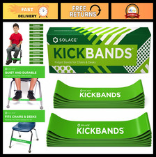 12-Pack Fidget Chair Bands for Kids - ADHD Sensory Kickbands for Classroom Use
