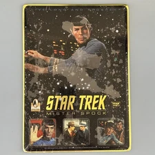 Star Trek Mr. Spock Team Metal Wall or Table Display-8"x11" sealed Leonard Nemoy