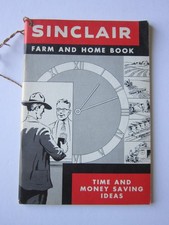 1956 SINCLAIR OIL & GAS Farm And Home Book TIME AND MONEY SAVING IDEAS