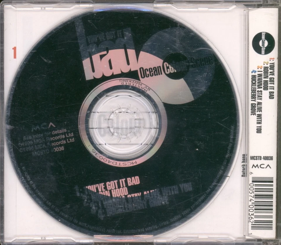 Ocean Colour Scene You've Got It Bad CD UK MCA 1996 Single MCSTD40036 - Bild 2 von 2
