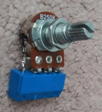 SOLDERLESS Guitar Wiring EZ-INSTALL B250K Tone Pot & Capacitor 2A473J DIY *NEW**