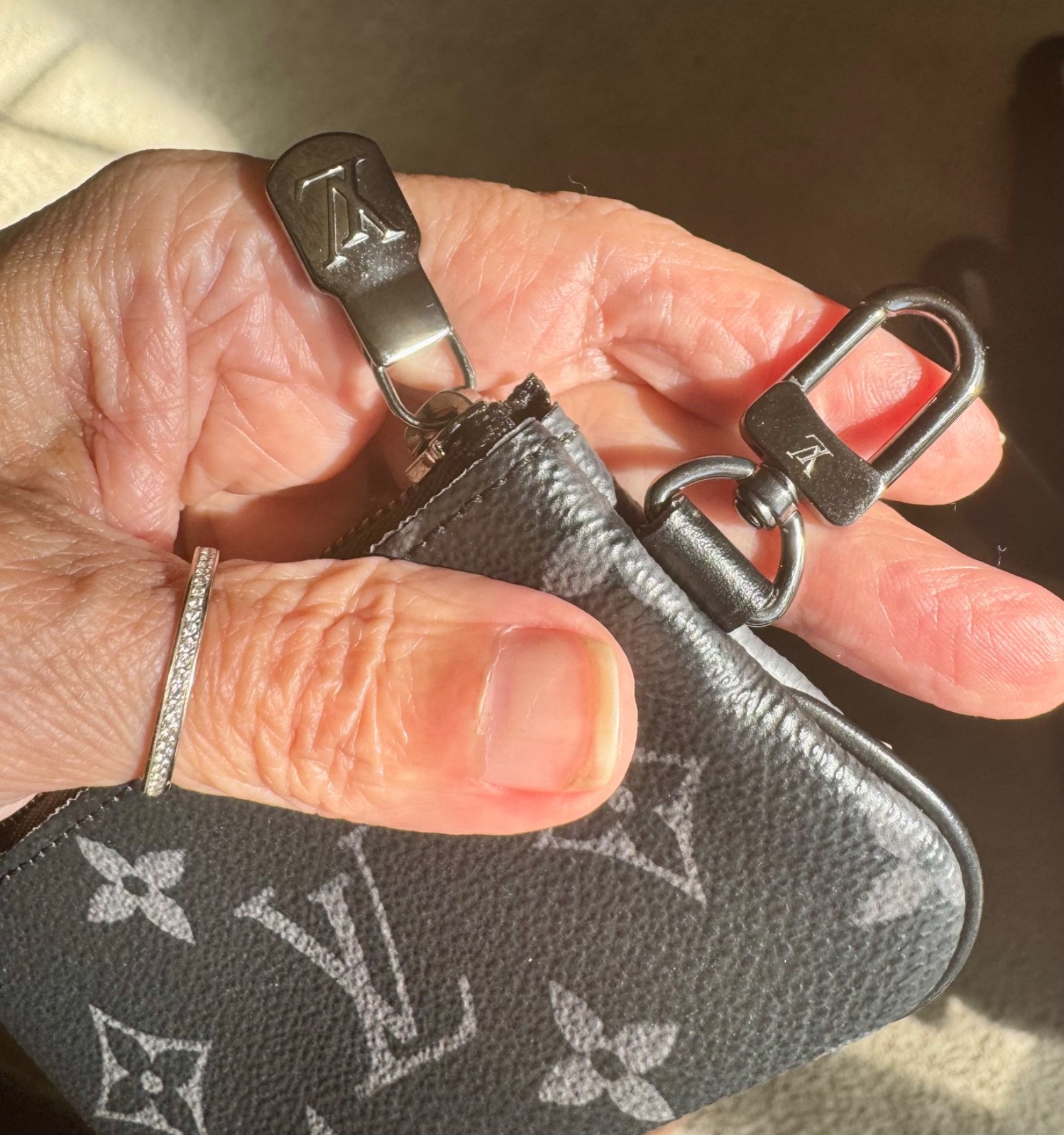 Authentic Louis Vuitton Monogram Eclipse Reverse … - image 6