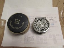 V good used vintage Hardy Alnwick marquis 6 trout fly fishing reel 3.25"