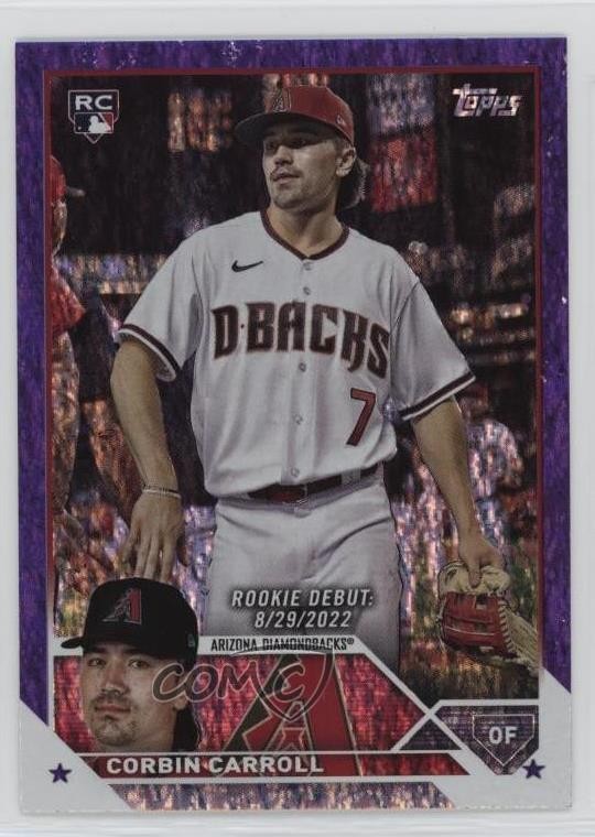 2023 Topps Update Rookie Debut Purple Foil 503/799 Corbin Carroll #US244 0ji1